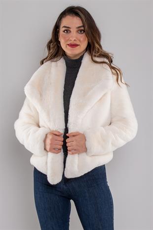 7100 ReX ZR Şalyaka Peluş Kürklü Ceket