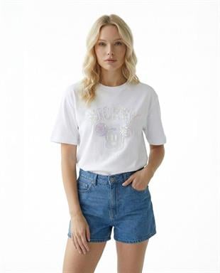 7459 Pulpayet Micky Baskılı Kıas Kol Tshirt