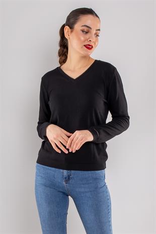 756 Vyaka ve Kol Ucu Simli Merserize Triko