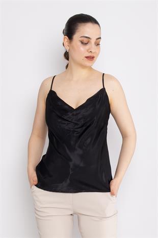 81517 İp Askı Degaje Yaka Parlak Viscon Atlet