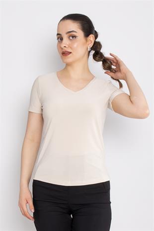 81942 Vyaka Kısa Kol Likralı Tshirt