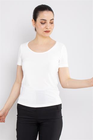 81943 Uyaka Kısa Kol Likralı Tshirt