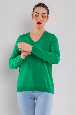 832 Özel Vyaka Kol Ajurlu Merserize Kadın Triko