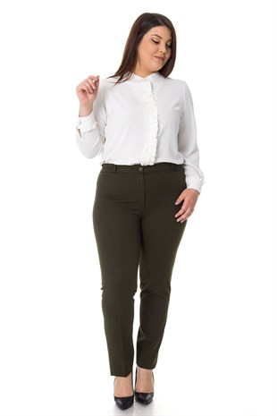 89019 BELİ LASTİKLİ PANTOLON