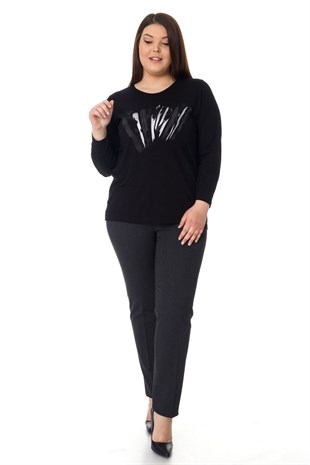 89019 BELİ LASTİKLİ PANTOLON