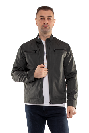 94762-299 Baharlık Safari Regular Fit Yaka Fileli Erkek Mont