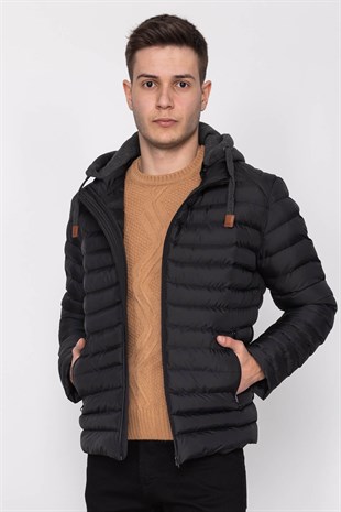 99247-205 Puffer RGfit Kapşonlu Spor Kaban