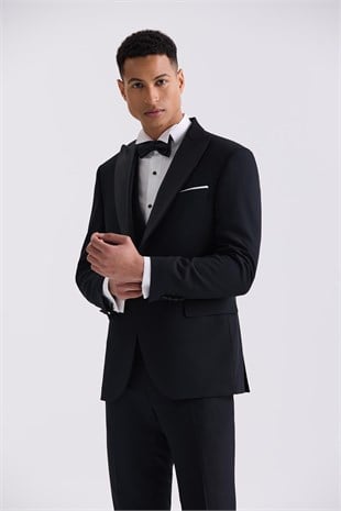 JK30SF18M097 Slimfit Papyonlu 6 Drop Yelekli Damatlık