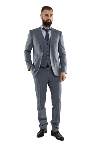 JK33KL02M002 Klasik 6Drop Yelekli Takım Elbise