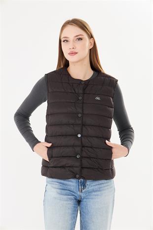 NESLI Kısa Yakasız Çıtçıtlı Şişme Yelek