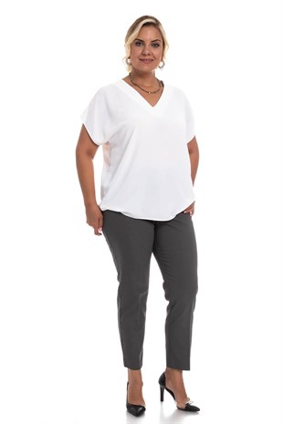 P8409 BİLEKTE KUMAŞ PANTOLON