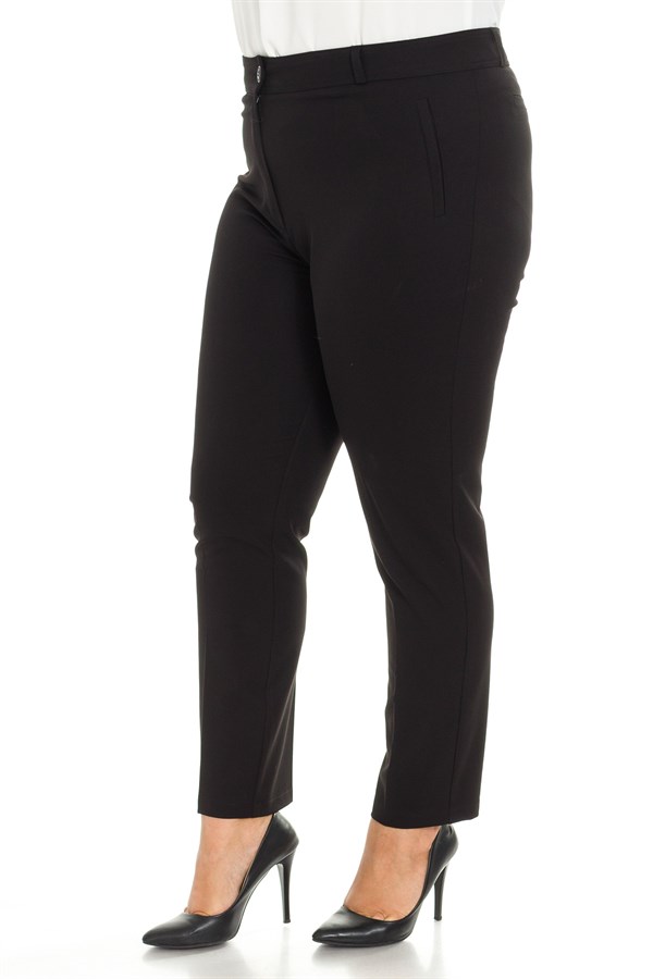 11634 YAN CEP KLASİK KREP PANTOLON