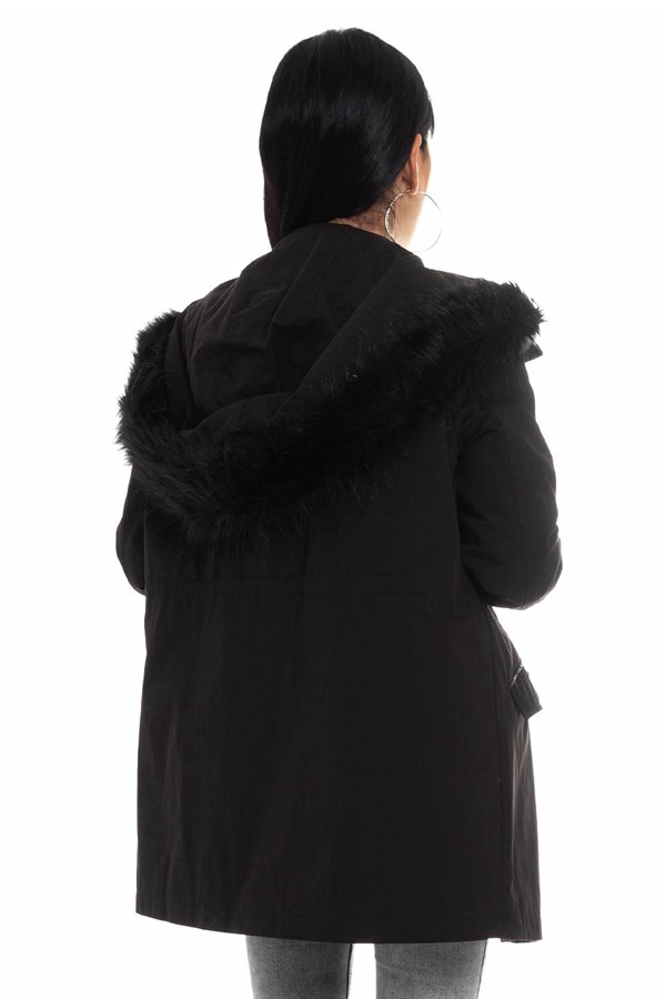 18273 KÜRKLÜ PARKA KABAN