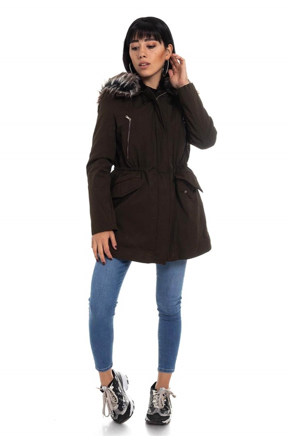 18273 KÜRKLÜ PARKA KABAN