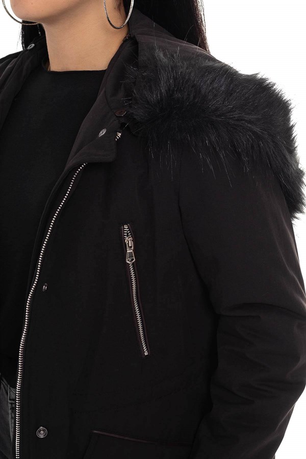 18273 KÜRKLÜ PARKA KABAN