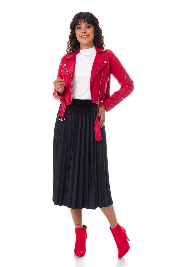 188 ZARA KISA DERİ CEKET