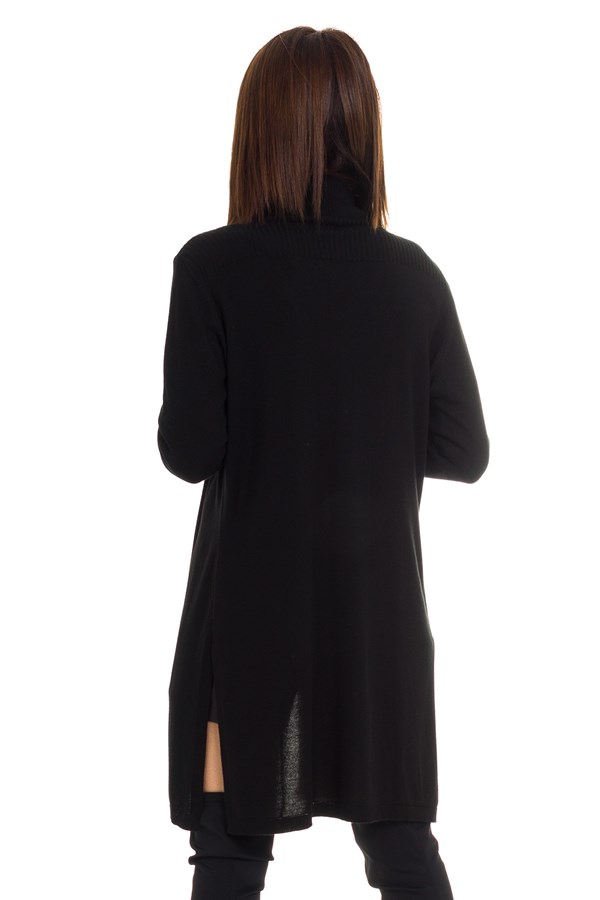 2SV26 VİSKON OMUZLARI DESENLİ TRİKO HIRKA