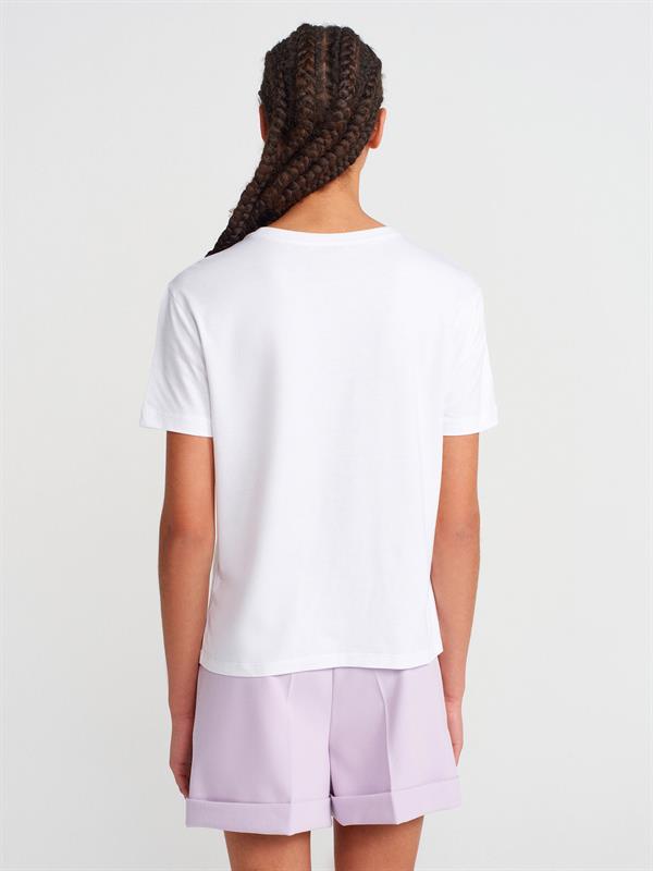 31791 Bisiklet Yaka Tshirt