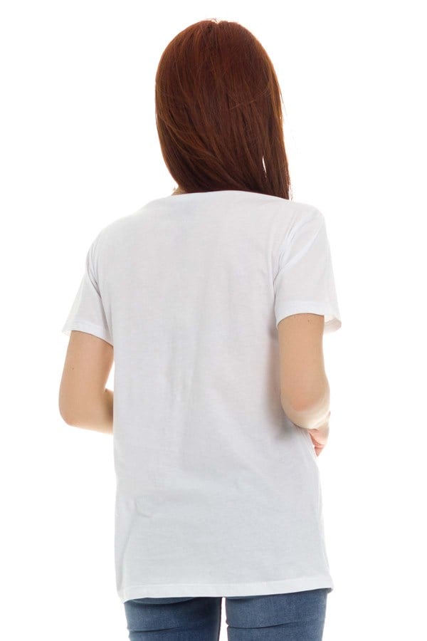 3239 Filli Taşlı Tshirt