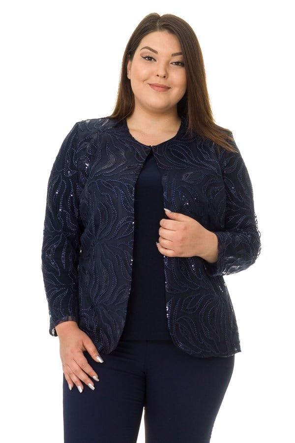 3311 BB PUL NAKIŞ İŞL. BLUZ-CEKET TAKIM