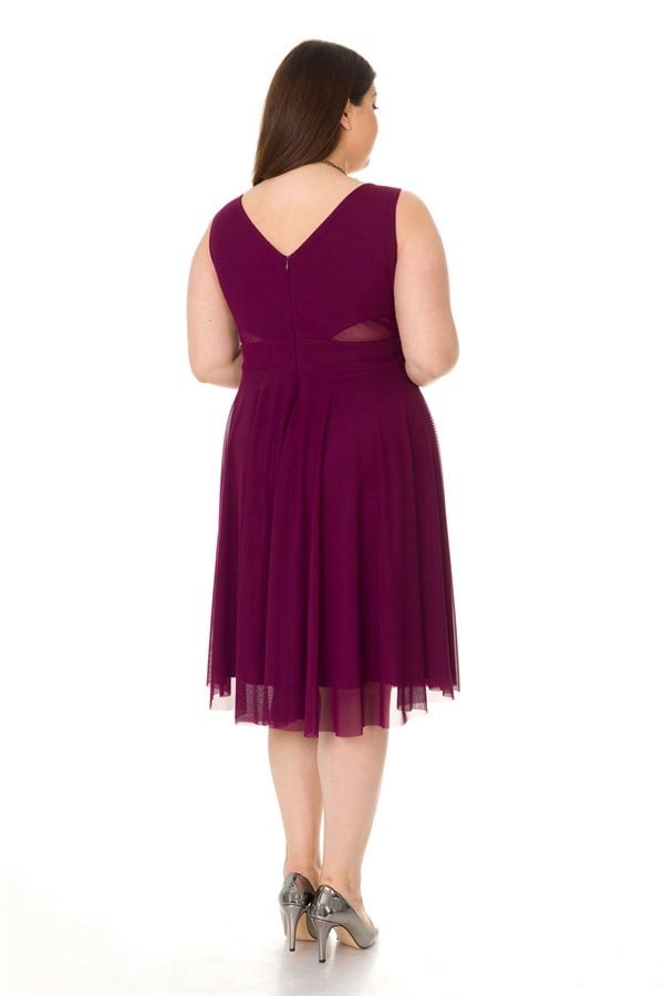 4248 BB BELİ PENCERELİ KISA JESSİCA ELBİSE