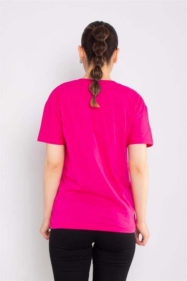 4722 VYaka Taş Gözlü Pamuklu Tshirt