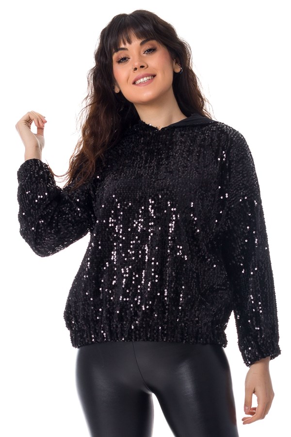 4740 KAPŞONLU PULPAYET SWEATSHİRT