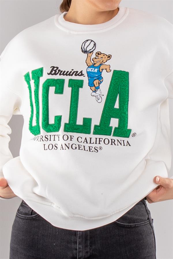 5061 İçi Şardonlu Ucla Bisiklet Yaka Sweatshirt