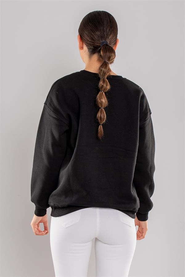 5061 İçi Şardonlu Ucla Bisiklet Yaka Sweatshirt