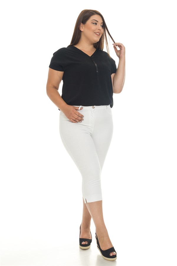 6069 BB PAMUKLU KANVAS CAPRİ