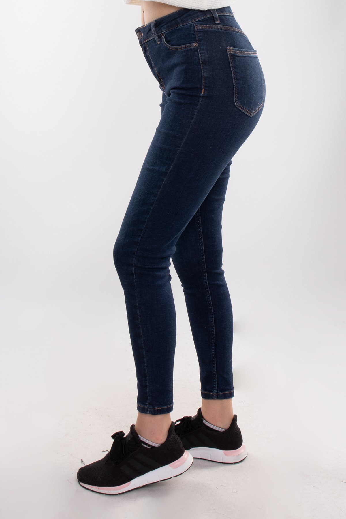 6806 MİRA Skinny Yüksek Bel Pamuk Kadın Kot Pantolon