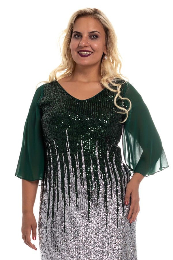 7019 BB Zigzag Desen Pulpayet Kısa Elbise