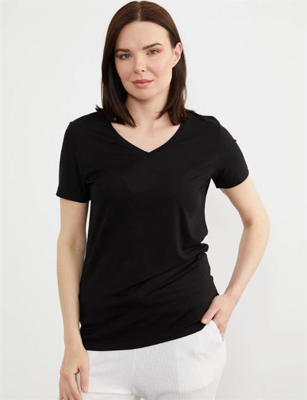 75911 Vyaka Dökümlü Kısa Kol Tshirt