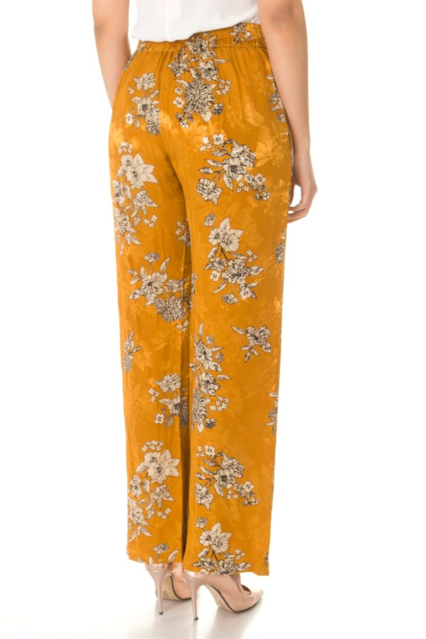 7961 DESENLİ PARLAK SATEN PANTOLON