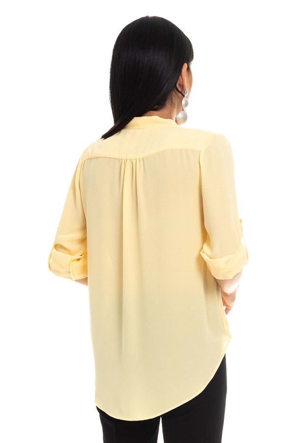 81268 TRUVAKAR KOL ŞİFON BLUZ