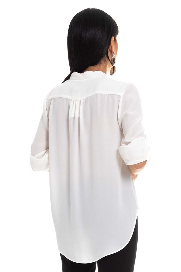 81268 TRUVAKAR KOL ŞİFON BLUZ