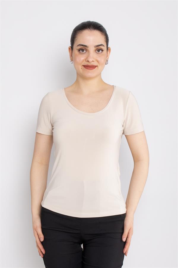 81943 Uyaka Kısa Kol Likralı Tshirt