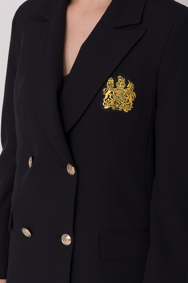 90493 Armalı 6 Düğmeli Blazer Ceket