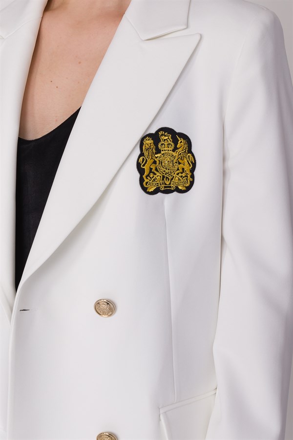 90493 Armalı 6 Düğmeli Blazer Ceket