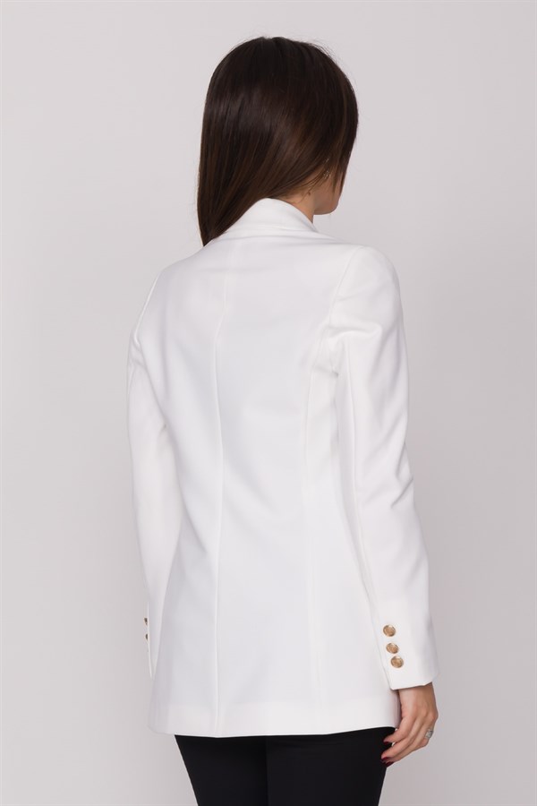 90493 Armalı 6 Düğmeli Blazer Ceket