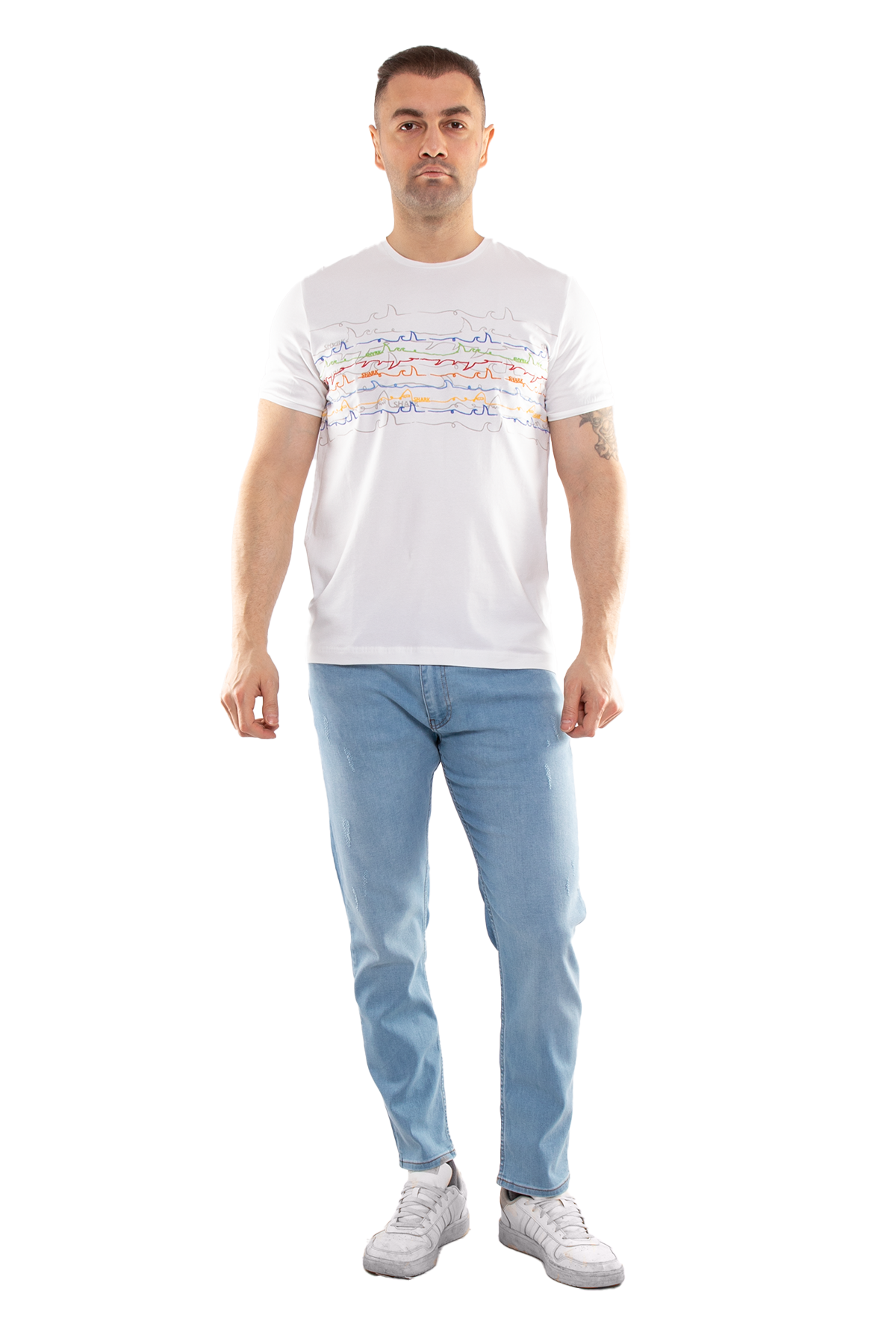915 SlimFiit Matrix927 Yırtıklı Erkek Kot Pantolon