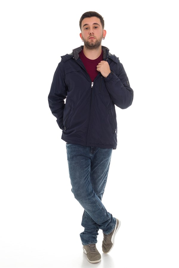 99237-227 RG FİT KAPŞONLU İÇİ POLAR YAĞMURLUK