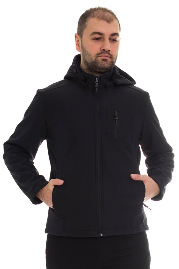 99330-231 Soft Shell RGfit Kapşonlu Kaban