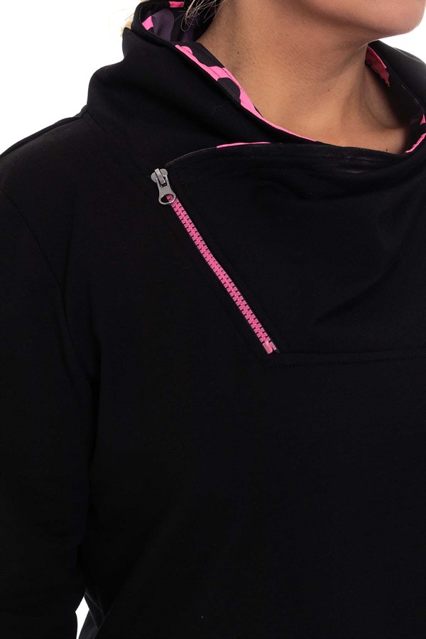 AN2074 Fermuarlı Sweat Elbise