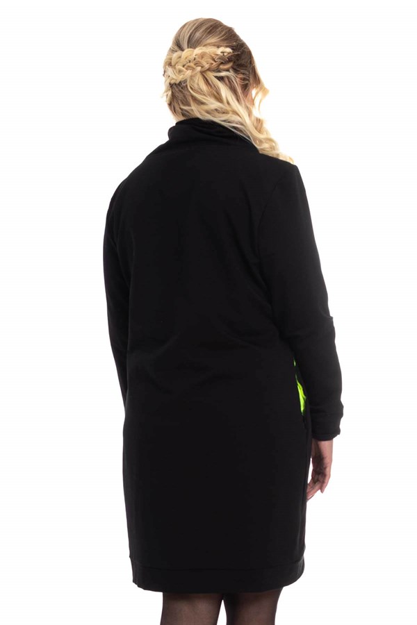 AN2074 Fermuarlı Sweat Elbise