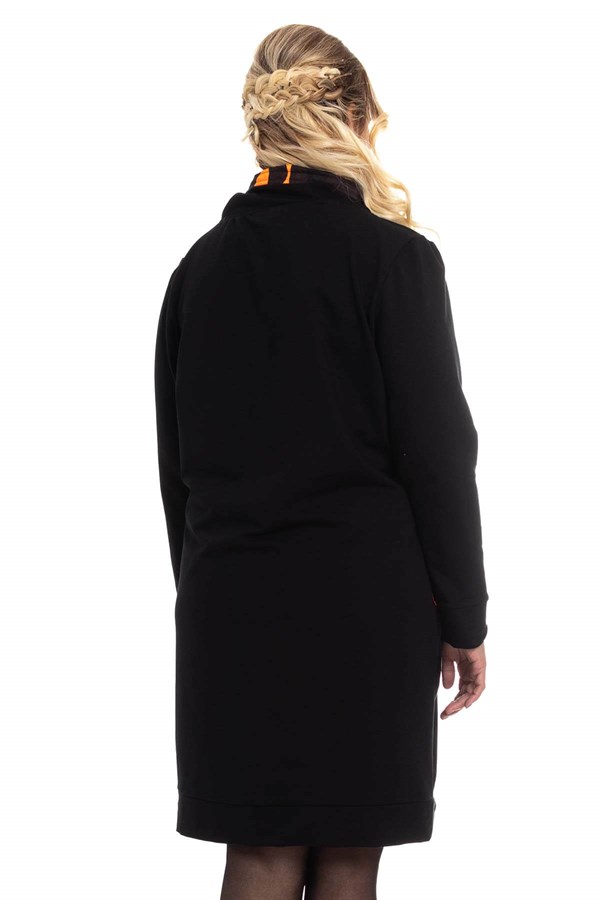 AN2074 Fermuarlı Sweat Elbise