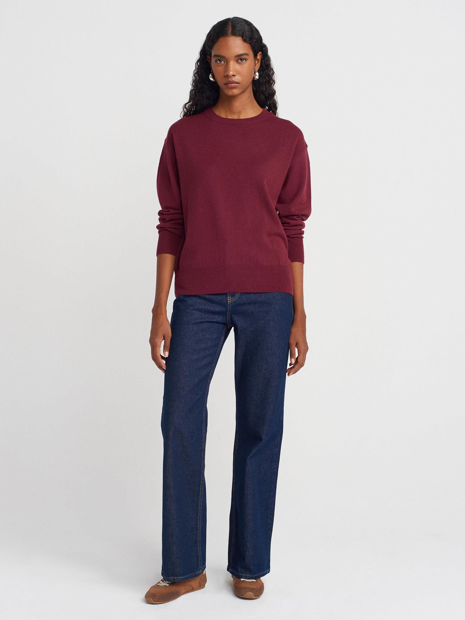 10633 Bisiklet Yaka Yünlü Basic Triko Kazak