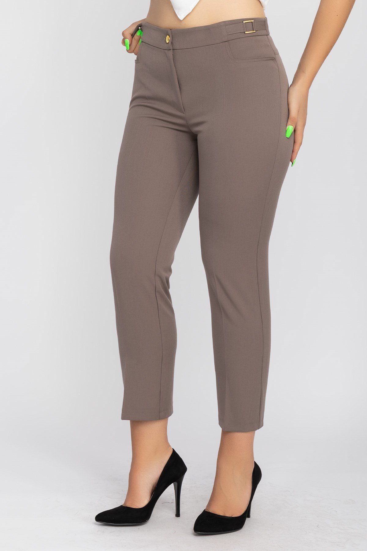 11393 Toka Detay Kumaş Pantolon