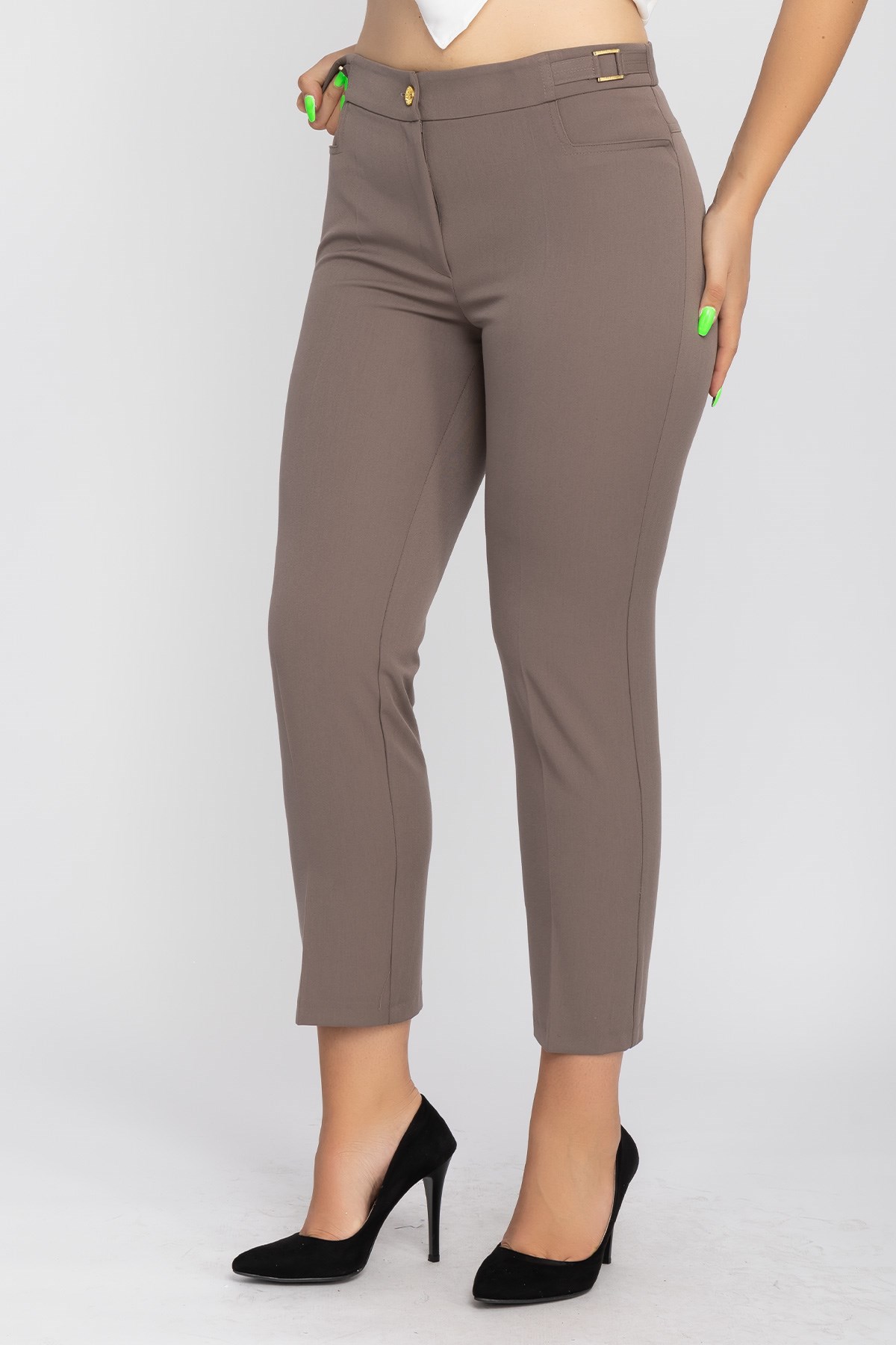 11393 Toka Detay Kumaş Pantolon