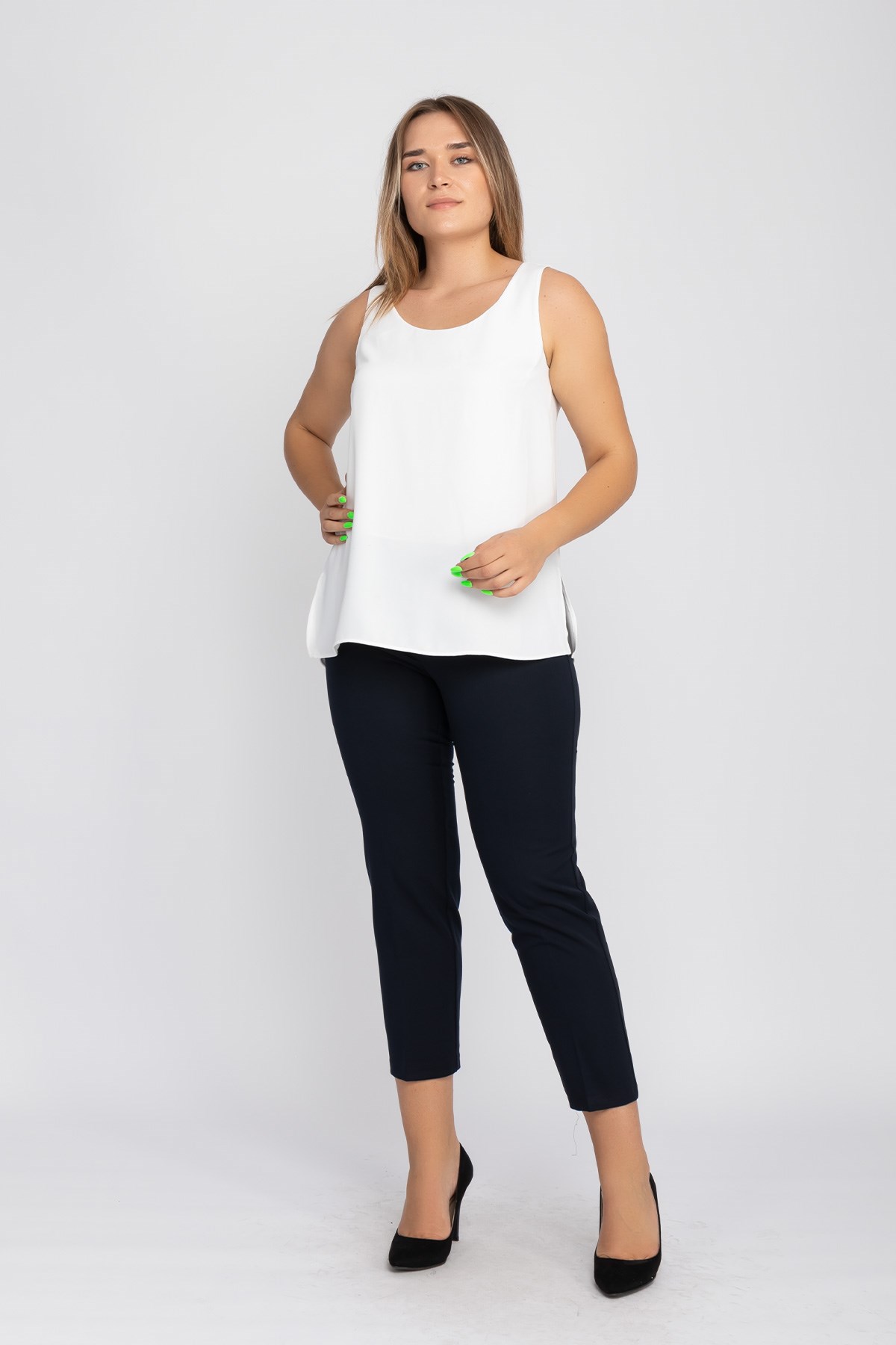 11393 Toka Detay Kumaş Pantolon